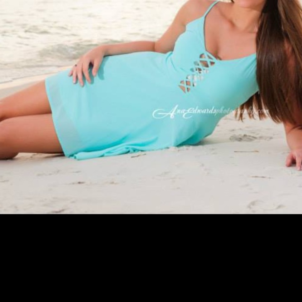 Light blue dress. Worn once. Small